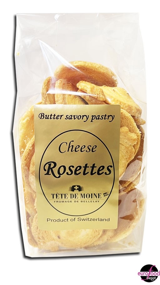 Flufa Cheese Rosettes Buttery Pastry Cracker (4.41oz/125gr)