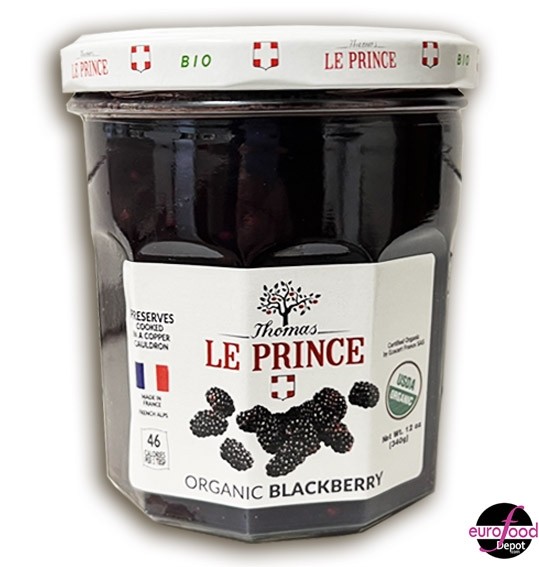 Thomas Le Prince, Organic Blackberry Jam - (340g/12oz)