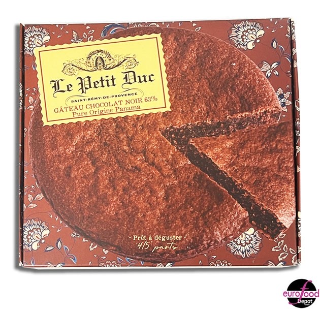 Le Petit Duc, 63% Dark Chocolate Cake - Gluten Free - (225g/7.95oz)