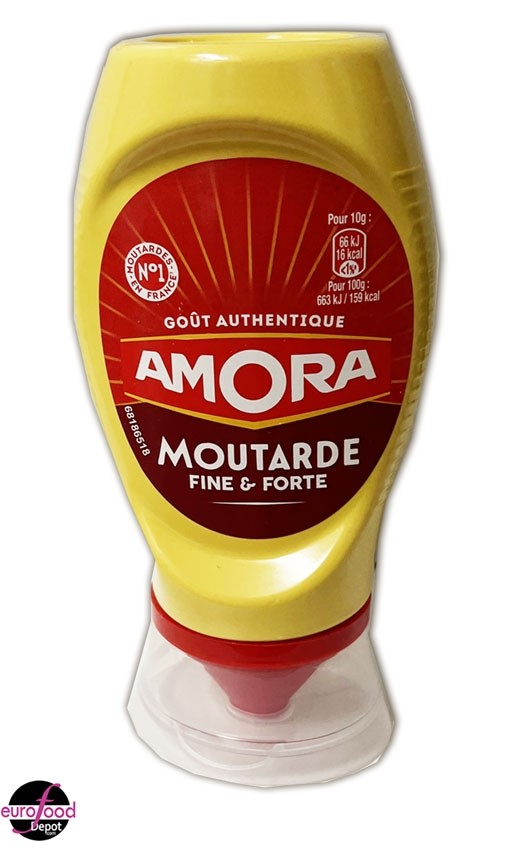 Amora Mustard - French Strong Dijon Mustard Plastic Squeze Bottle (265g)