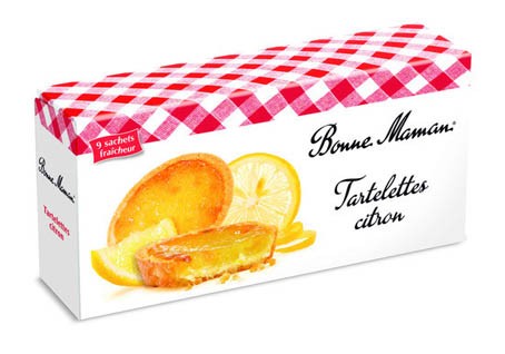 French Lemon Tarts Bonne Maman (4.4 oz/125g)