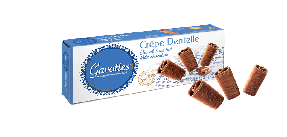 Milk Chocolate Crispy Brittany Crepes by Gavottes 
