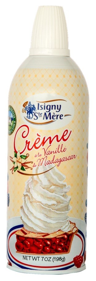 Organic Isigny's Creme Chantilly (Whipped Cream) with vanilla of Madagascar 