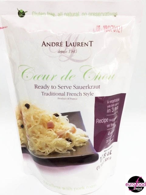 André Laurent, Coeur de Chou Sauerkraut Andre Laurent/ Choucroute - (500g/17.8oz)
