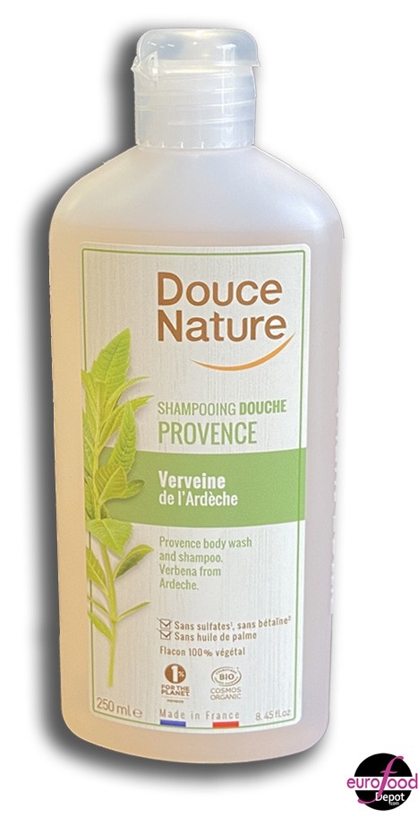 Douce Nature, Organic Shower gel & shampoo verbena