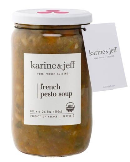 Karine & Jeff, Organic French Pesto Soup Vegan - (690g/24.30oz)