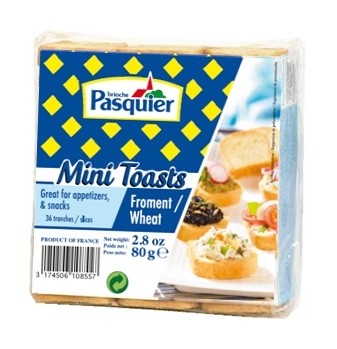  Mini Toast Pasquier French cracker (80g)  Palm Oil Free
