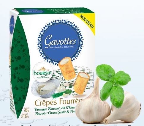 Gavottes Mini Crepes filled with Boursin · (60g/2.12 oz)