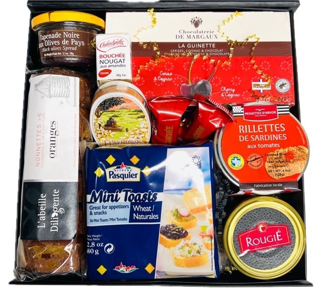 Euro Food Depot - Gift Box Gourmet 10 items - French Gourmet Food