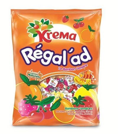 Krema Regal'ad candy to fruit (5.3oz/150g)
