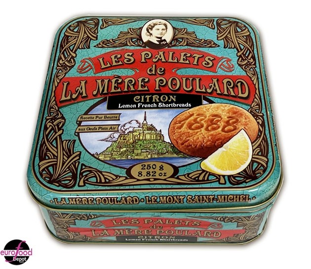 La Mère Poulard Biscuit Factory Lemon French Shortbreads (250g/8.82oz)