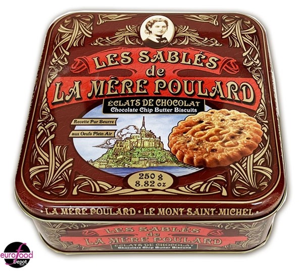 La Mère Poulard Biscuit Factory Chocolate Chip Butter Biscuits  (250g/8.82oz)