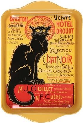 le chat noir - Mini Metal Tray