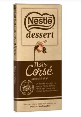 Nestle Chocolat Dessert Noir Corsé