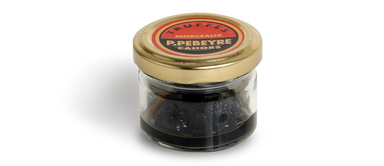 Black Truffles Pieces in jar from P.Pebeyre in France (12.5g- 0.44oz)