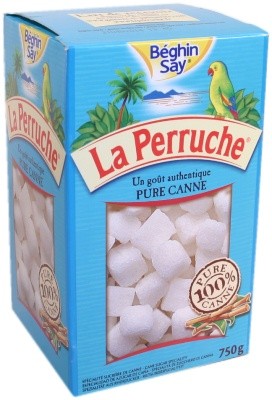 Sugar - La Perruche - Pure Cane Rough Cut White Sugar Cubes - (8.8 oz/250g)