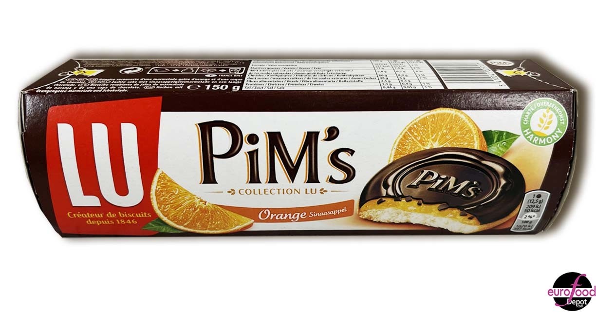 PiM's Fine Orange Biscuit with dark chocolate by LU