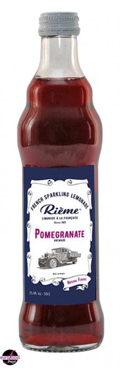 Rieme Artisanal Sparkling Lemonade Pomegranate Flavor (330ml /11.18floz)