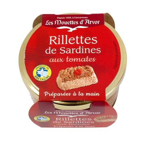 Sardines Rillettes with French Tomatoes - Mouettes d'Arvor 
