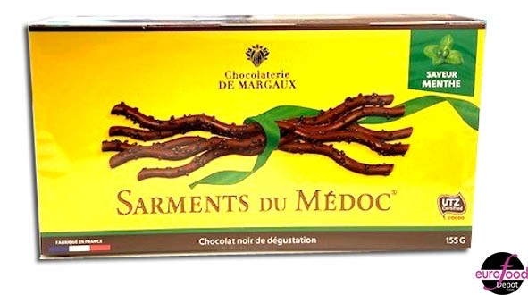 Sarment Dark Chocolate mint twigs - Chocolaterie de Margaux