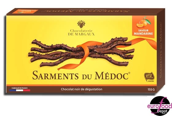 Sarments Dark chocolate mandarin twigs - Chocolaterie de Margaux