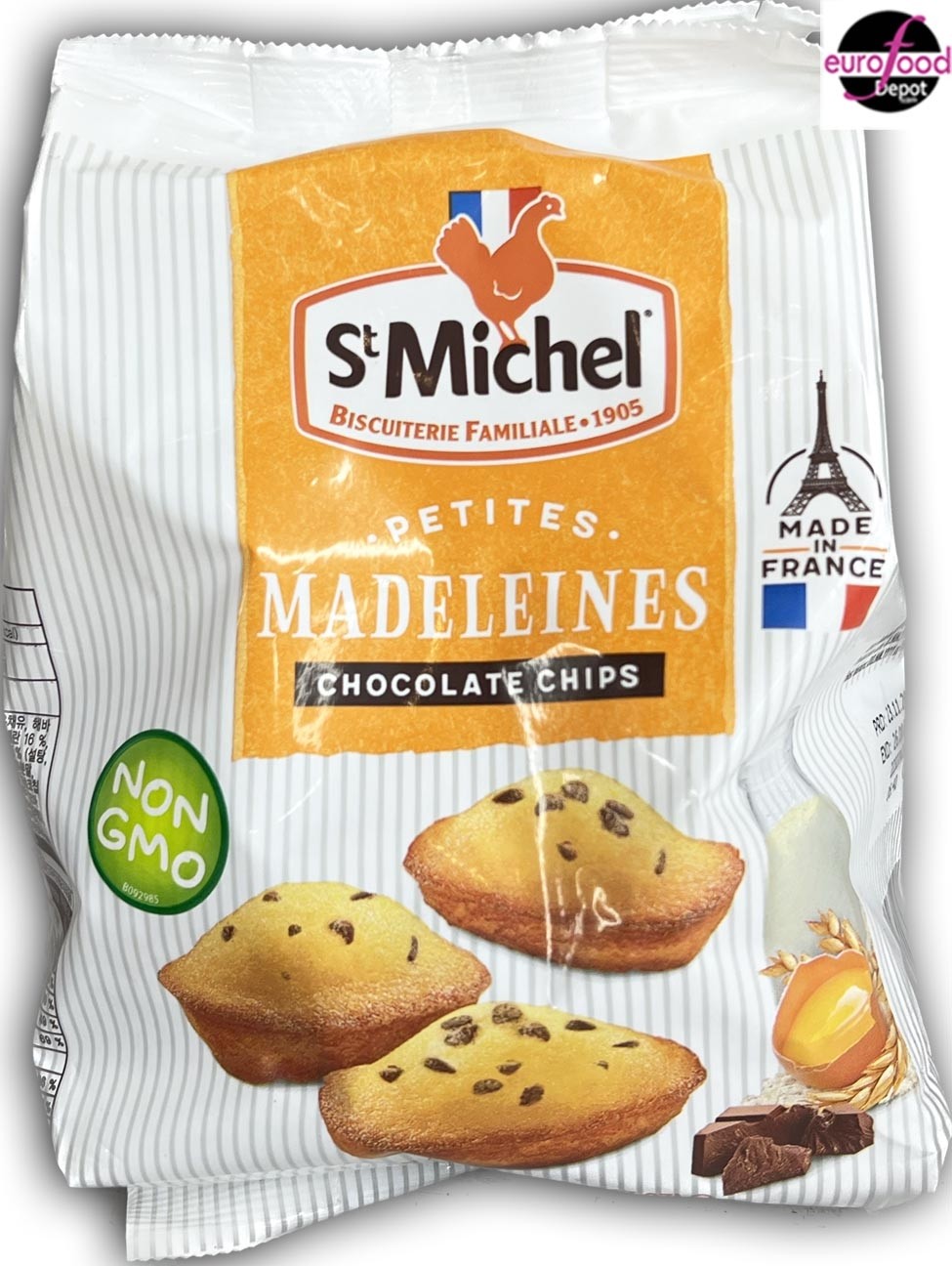 St Michel French Mini Madeleines with Chocolate chips 