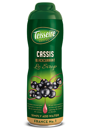 Teisseire blackcurrant Syrup - Concentrated - (cassis) 20.3 fl.oz. 60cl