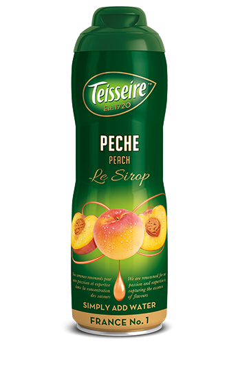 Teisseire peach Syrup - Concentrated - (pêche) 20.3 fl.oz. 60cl