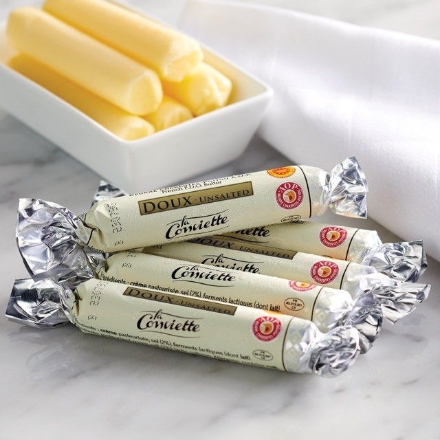 La Conviette Mini French Butter Roll, Unsalted 40 rolls (15g each)