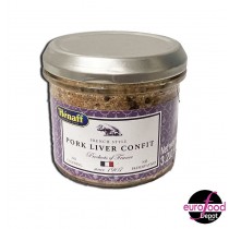 Hénaff, Pork liver confit glass jar (90g/3.2oz)