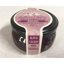 Black Cherry with liquorice Fruit Spread for Fine Cheeses - Folies fromages 