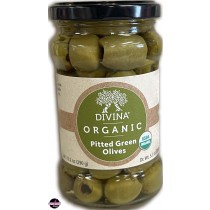 Green Olives Pitted Organic Divina (organic)