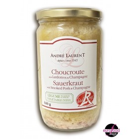 André Laurent, Sauerkraut / Choucroute with Lards & Champagne in Jar