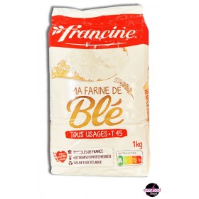 Francine Farine de Blé T45 - French Wheat Flour (2.2 lbs/1Kg)