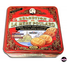 La Mère Poulard Biscuit Factory, Assortment Of Biscuits In a Metal Box - (750g/26.45oz)