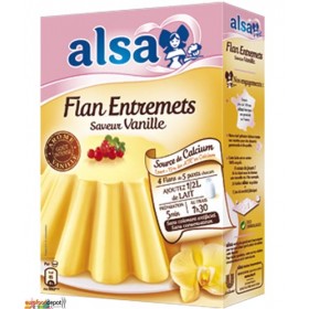  Alsa French Flan Onctueux Saveur Vanille 