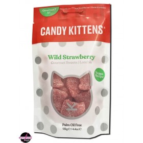 Candy Kittens, Wild Strawberry (vegan) - (125g-4.4oz)