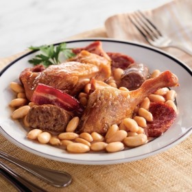 Cassoulet Bean Stew with Duck Confit and Sausages - Ready Meal