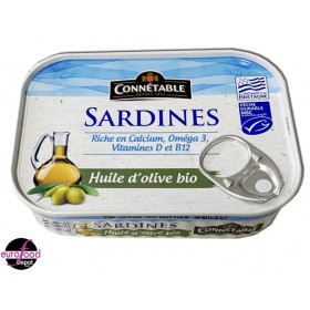 Sardines in organic EVOO by Connetable
