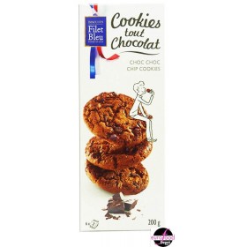 Chocolate Cookies With Chocolate Chips  (200g) Filet Bleu 