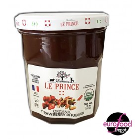 Thomas Le Prince, Organic Strawberry Rhubarb Jam - (340g/12oz)