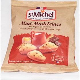 St Michel French Mini Madeleines with Chocolate chips - 