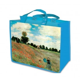 Monet Field of Poppies Shopping bag