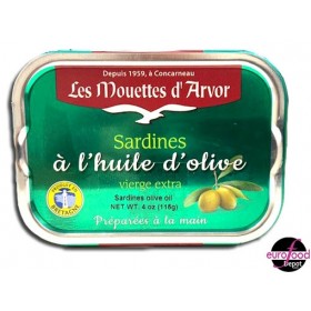 Mouettes d'Arvor Whole sardines with olive oil 