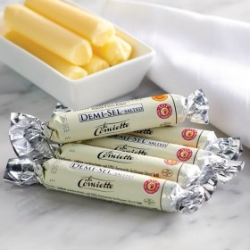 La Conviette Mini French Butter Roll, Salted 40 rolls (15g each)