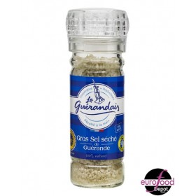Guerande Dry coarse grey sea salt 100% Natural in refillable grinder