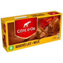 Côte d'Or, bouchée chocolat au lait (8 pieces per box) best by 03/31/23