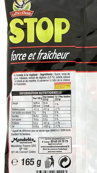 Euro Food Depot - french-candy-La Pie Qui Chante Stoptou Licorice  Candy-francais-french- - gastronomique alimentaire européenne
