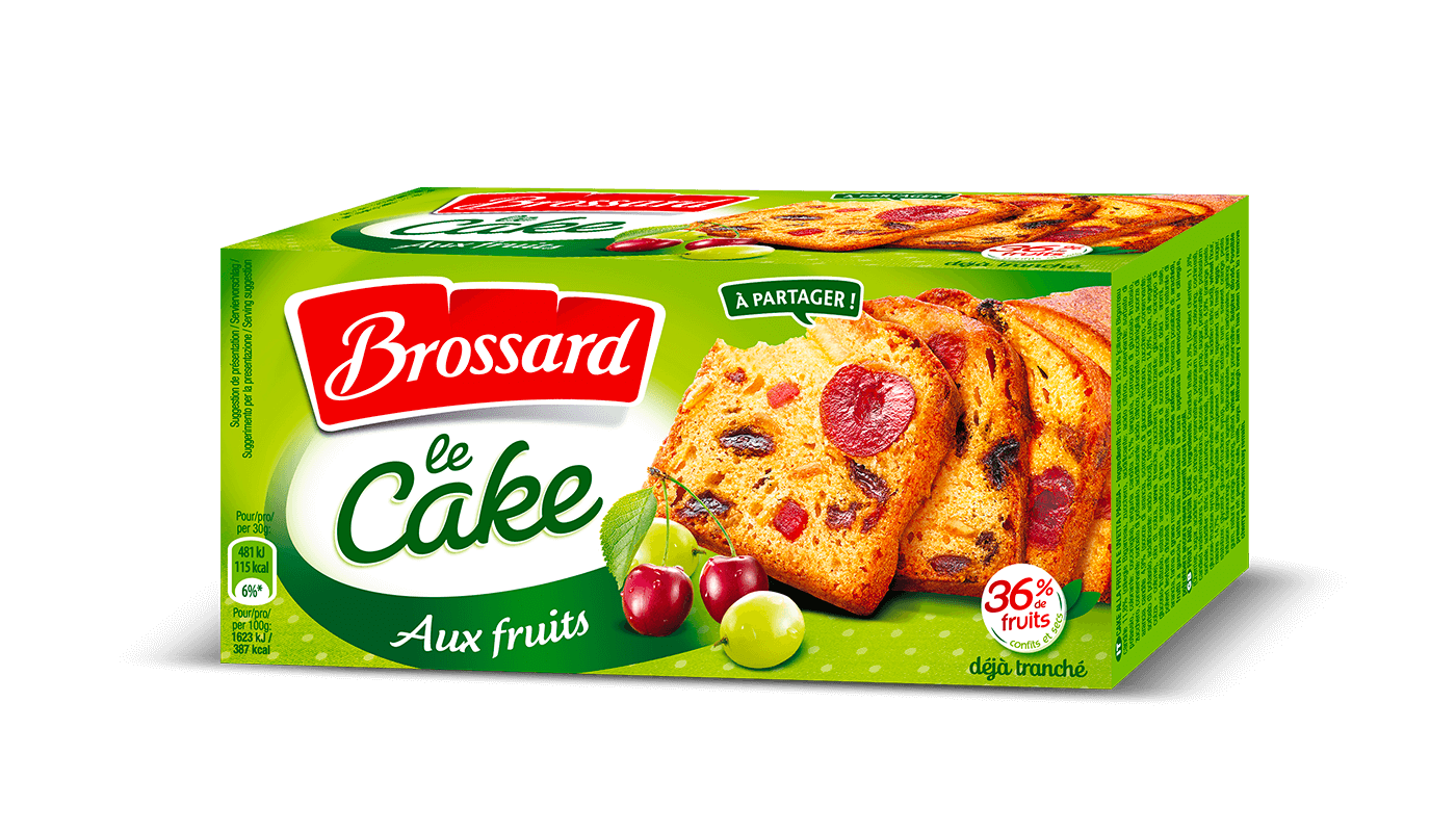 Brossard, Fruits Cake - Cake aux fruits - (300g /10.6oz)