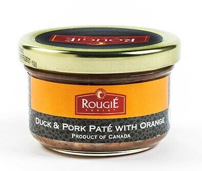 Rougie, Duck and Pork Paté with Orange, glass Jar - (80g/2.8 oz) 